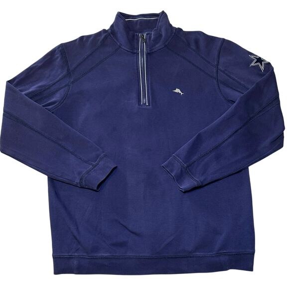 Tommy Bahama Other - Tommy Bahama NFL Dallas Cowboys 1/4 Zip Pullover Men’s Size Medium Navy Blue